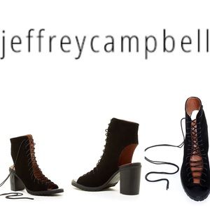 Jeffery Campbell capulet lace up heels
